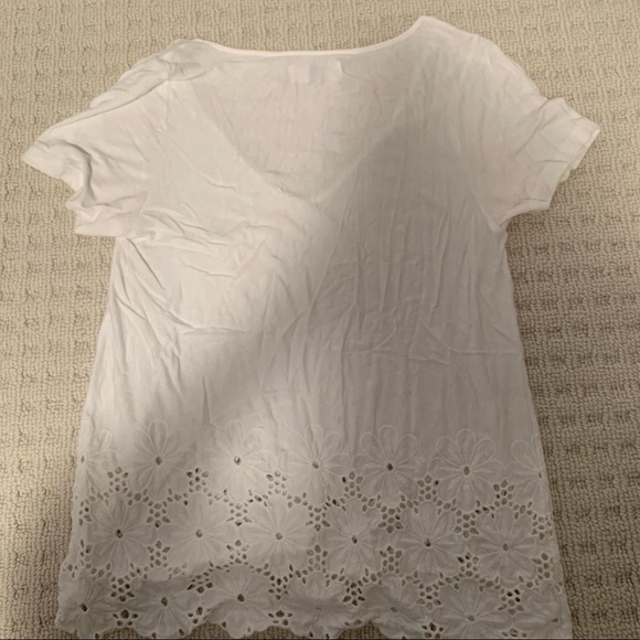 Dolce vita white eyelet tee!!! - Picture 3 of 3